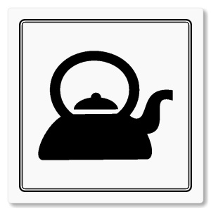 Kuchyňka, 148x148mm, bílá, Utah